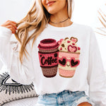 Faux Yarn Valentines Coffee