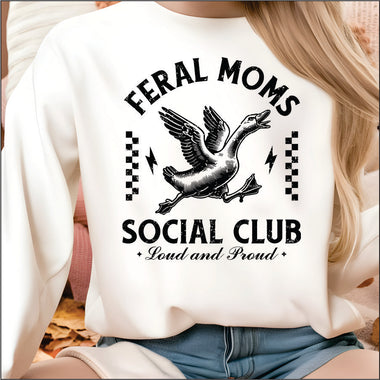 Feral Moms Club DTF Transfer