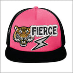 Fierce Lion Faux Embroidery DTF Hat Patch