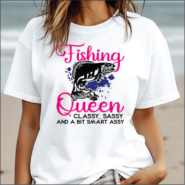 Fishing Queen DTF Transfer