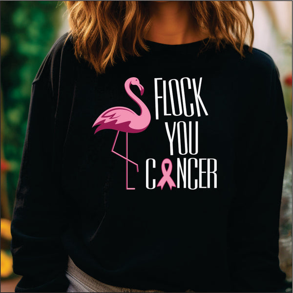 Flock you Cancer DTF Transfer – Sweet Tee Transfers