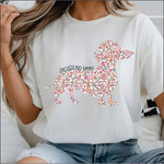 Floral Dachund Mom DTF Transfer