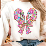 Floral Bunny Ears DTF Transfer