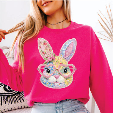 Floral Quilted Bunny