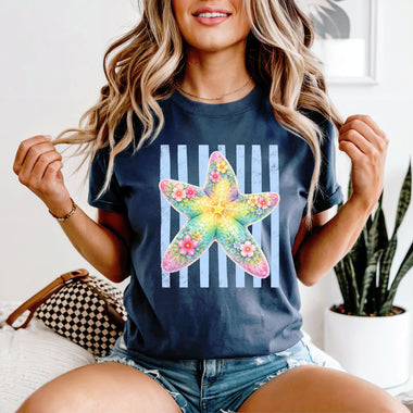Preppy Floral Starfish