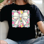 Floral w Bow DTF Transfer