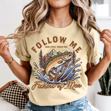 Follow Me And I will Make You Fishers of Men DTF Transfer