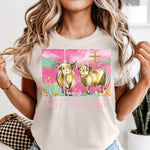 Follow the Word not the herd pink DTF Transfer