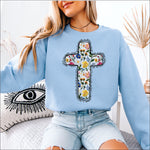 For God So Loved The World Cross DTF Transfer