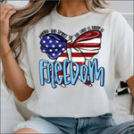 Freedom Bow DTF Transfer