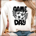 Soccer Game Day Bolts DTF Transfer