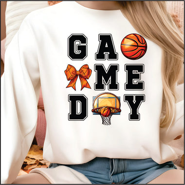 Game Day Basketball Coquette DTF Transfer