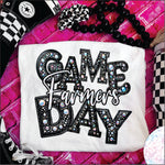 Game Day Faux Leather Team DTF Transfer