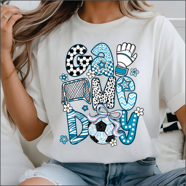Game Day Soccer Pattern DTF Transfer