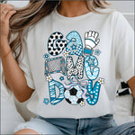 Game Day Soccer Pattern DTF Transfer