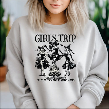 Girls Trip Time to get Wicked DTF Transfer