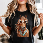 Glam Horse DTF Transfer