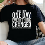 And Then One Day Glioblastoma DTF Transfer