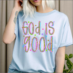 God is Good Glitter Bright