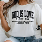 God is Love DTF Transfer