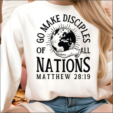 Go Make Disciples DTF Transfer