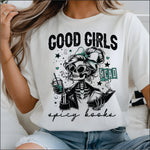 Good Girls Read Spicy Books DTF Transfer