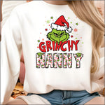 Grinchy Nanny Pink DTF Transfer