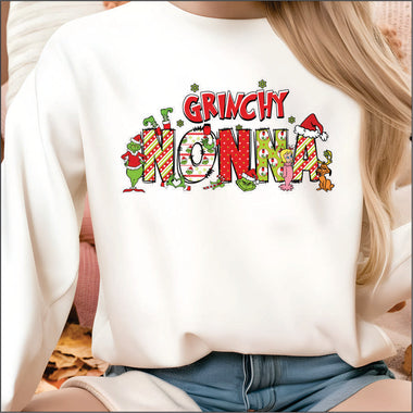 Grinchy Nonna DTF Transfer