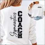Gymnastics Coach Verticle 2 part DTF Transfer