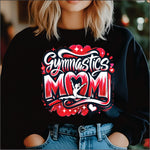 Gymnastics Mom Airbrush Red DTF Transfer