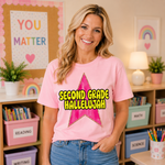 Hallelujah Grade Teacher or Student DTF Transfer