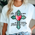 His Mercies Cross DTF Transfers