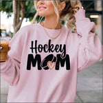 Hockey Mom w Heart DTF Transfer