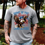 Home of the Brave with Eagle