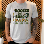 Personalized Hooked on Being Papa DTF Transfer