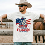 250 Years of Freedom with Cowboy DTF Transfer