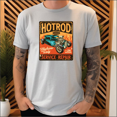 Hotrod Garage DTF Transfer