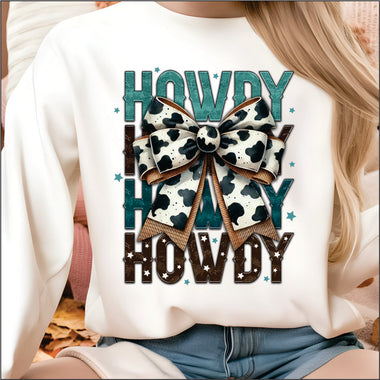 Howdy Bow DTF Transfer