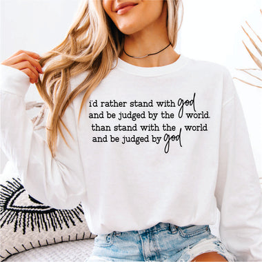 I'd Rather Stand w God