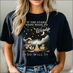 If the Stars were Made to Worship White print DTF Transfer