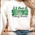 I am a Survivor Kidney Disesase DTF Transfer