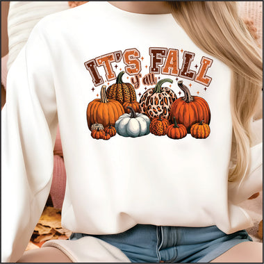 It's Fall Yall Pumpkins DTF Transfer