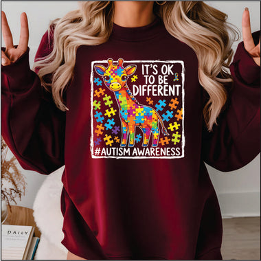 It's Ok to be Different Autism DTF Transfer