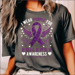 I Wear Purple for Epilepsy DTF Transfer