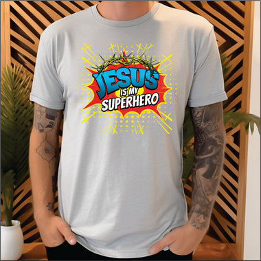 Jesus is My Superhero DTF Transfer