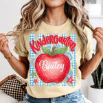 Personalized Preppy Apple Grades DTF Transfer