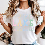 Lake Lake Lake stacked DTF Transfer