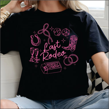 Last Rodeo Wedding DTF Transfer