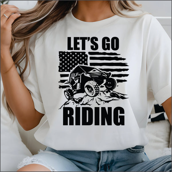Lets Go Riding DTF Transfer – Sweet Tee Transfers