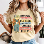 Lets Play Hide & Seek DTF Transfer